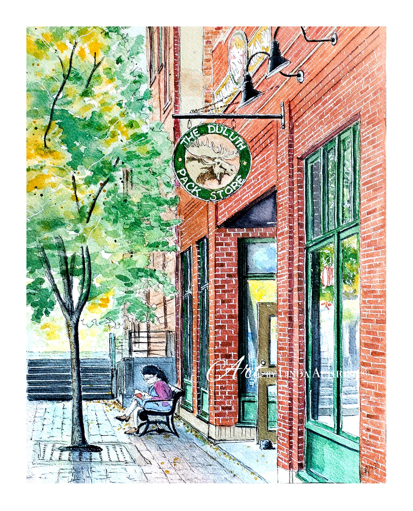 Canal Park Oasis Print