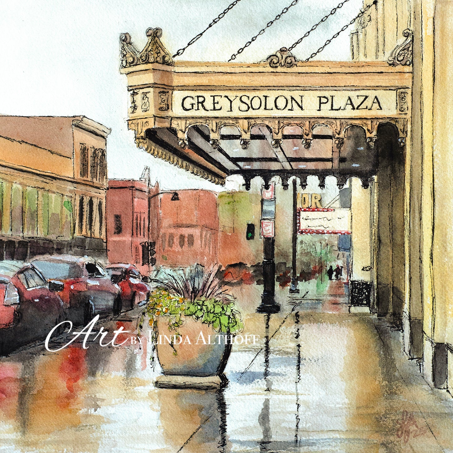 Downtown Duluth Streets of Gold Print