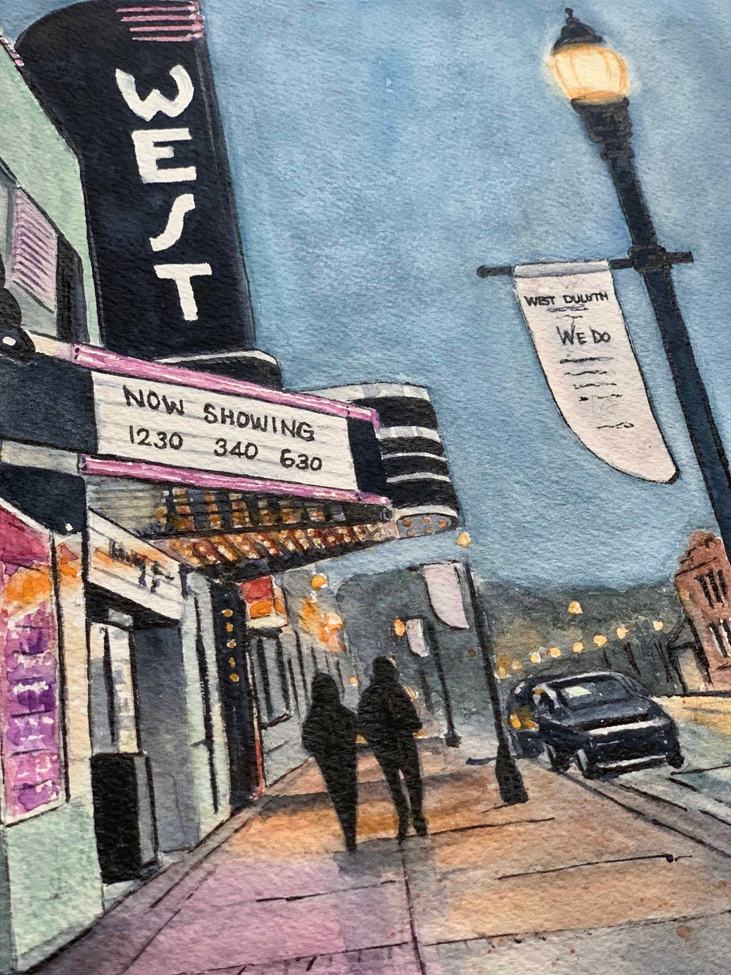 Night at the West - Print