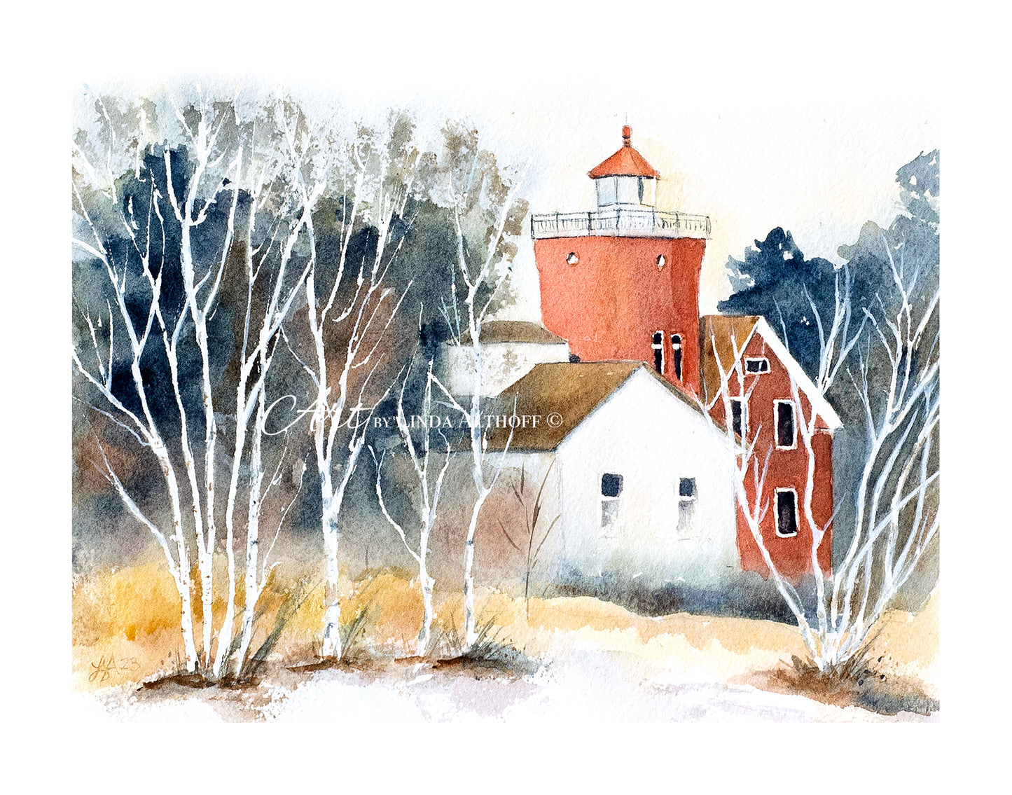 Two Harbors Lighthouse Print