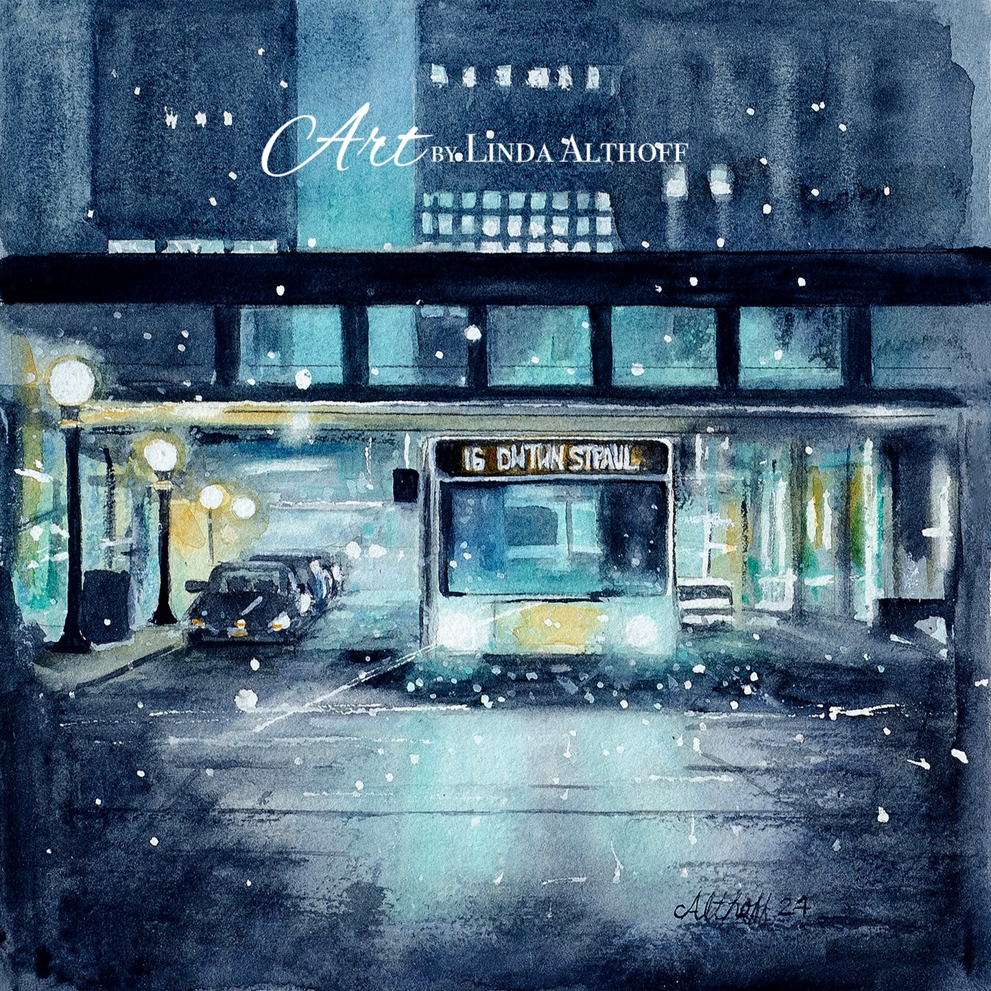 Bus 16 St Paul MN Print