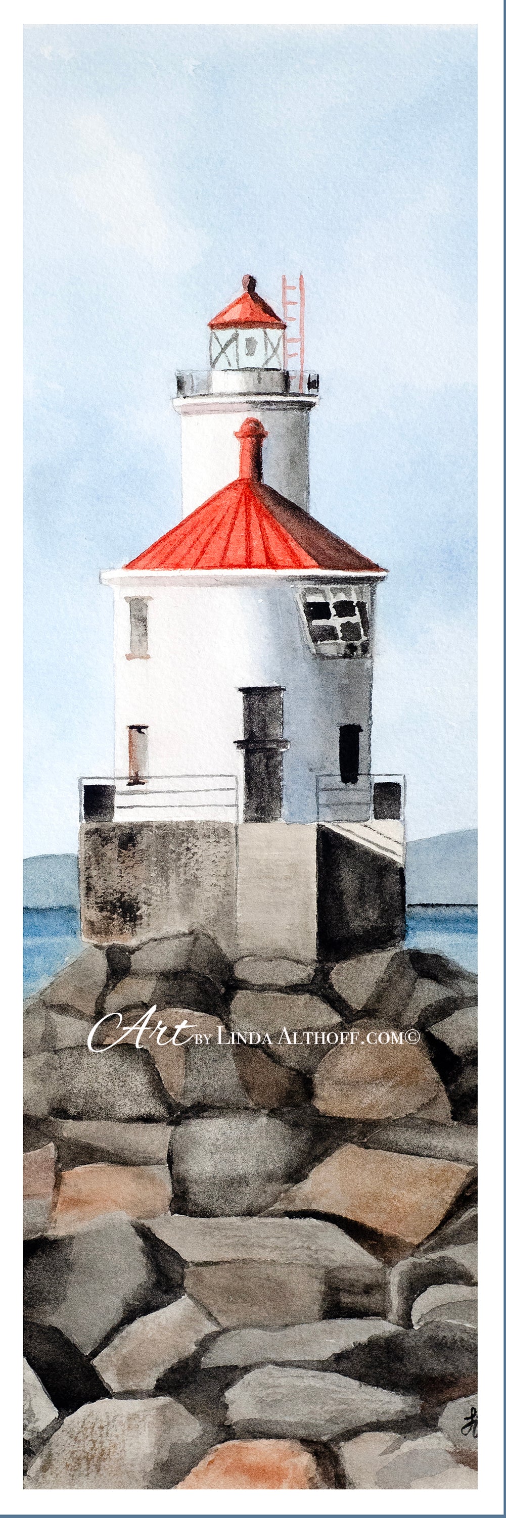 xtra-lrg Superior WI On the Rocks Print